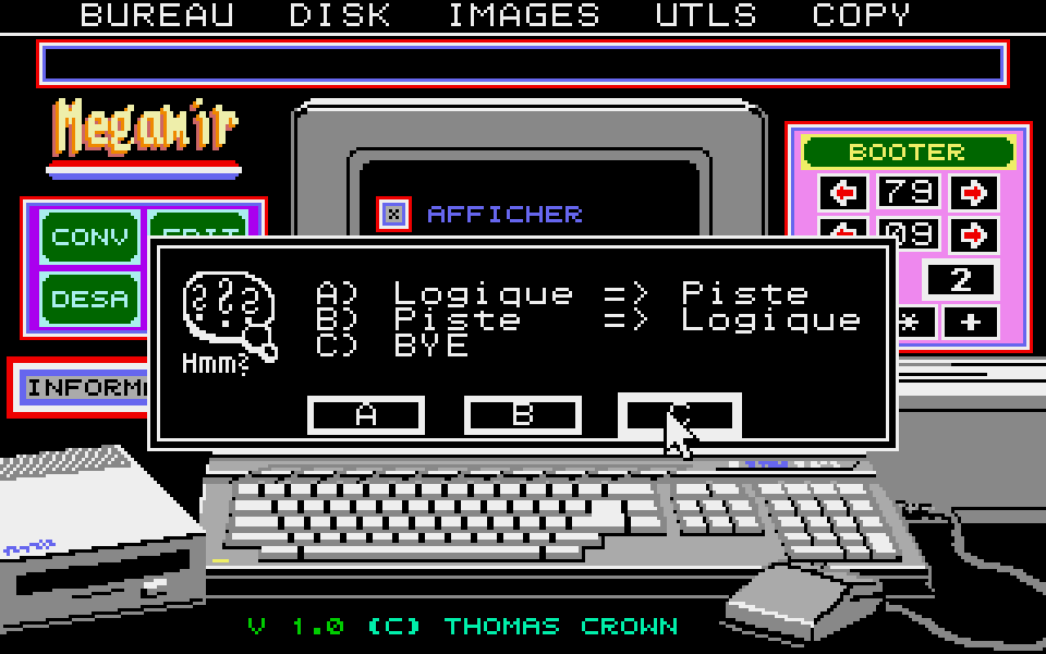 Megamir atari screenshot